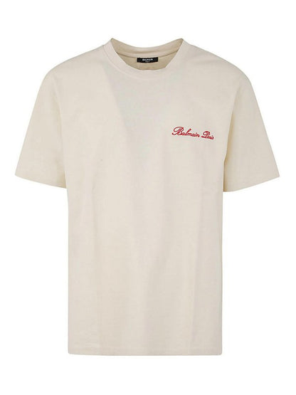 Balmain Graphic Embroidery T-shirt