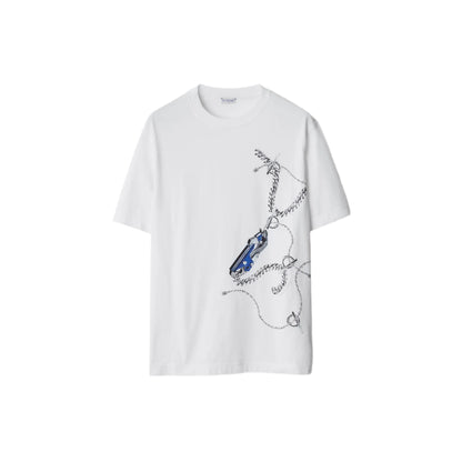 Burberry Knight Hardware Cotton T-shirt