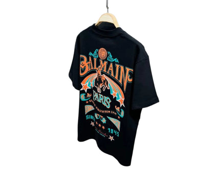 Balmain Graphic Embroidery T-shirt