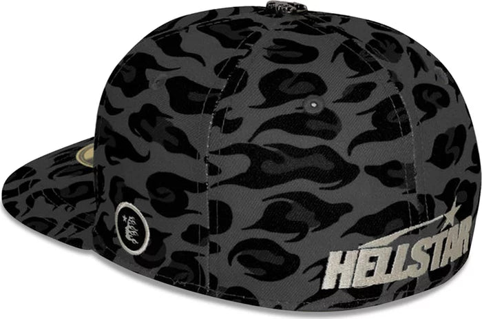 Hellstar Studios Cheetah Print Snapback Hat