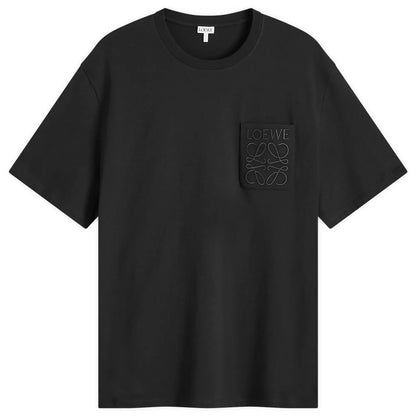 Loewe Logo Embroidered Cotton T-Shirt