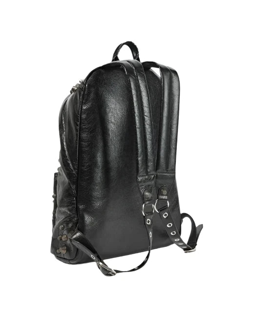 Balenciaga Men's Black Le Cagole Leather Backpack