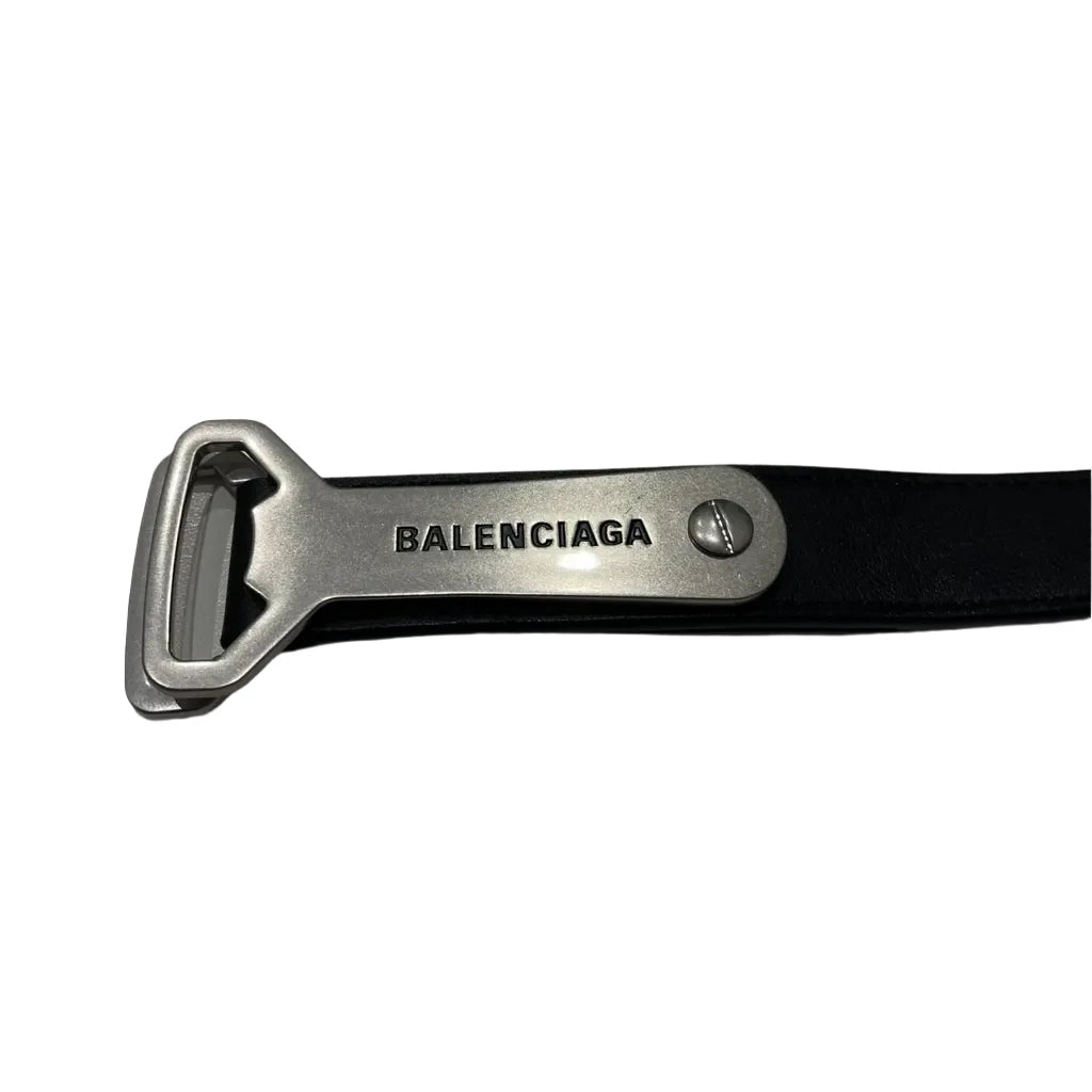 Balenciaga - 4cm Logo-Embellished Monogrammed Coated-Canvas Belt