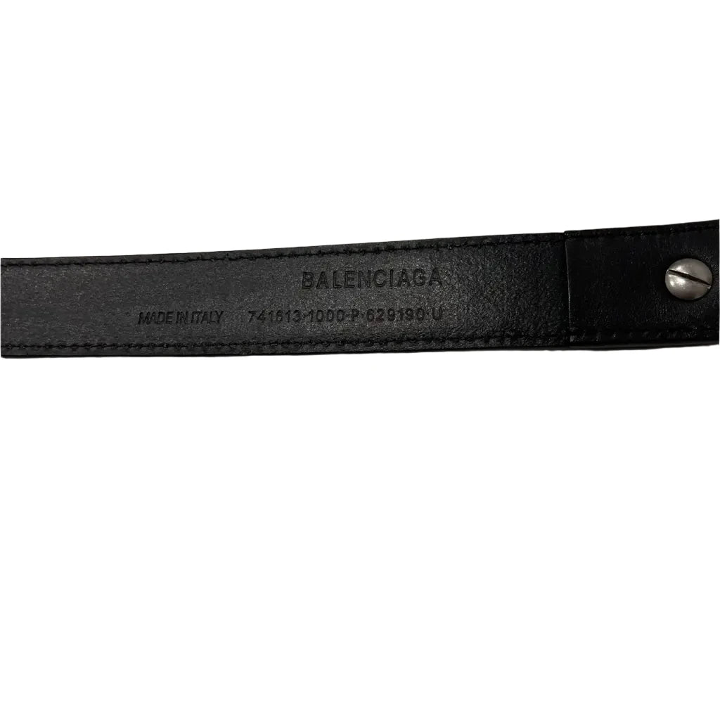 Balenciaga - 4cm Logo-Embellished Monogrammed Coated-Canvas Belt