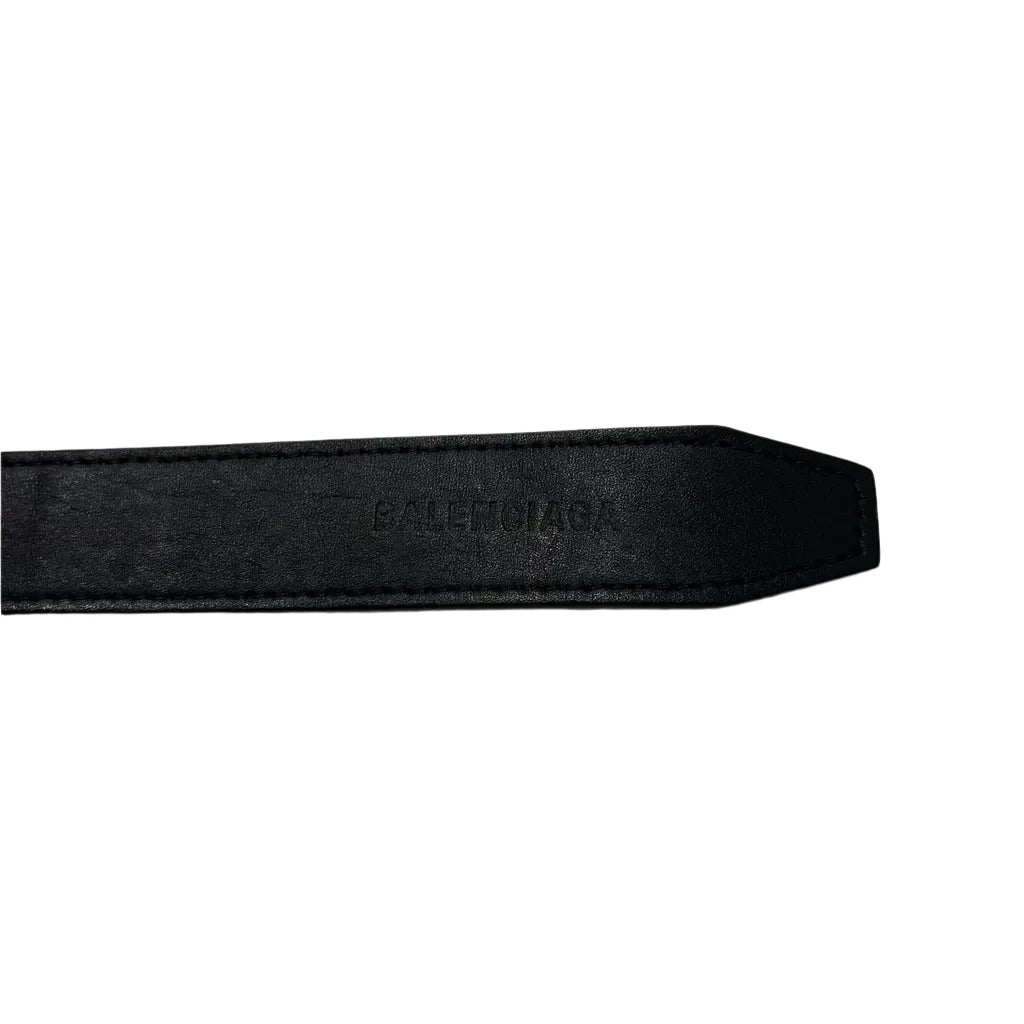 Balenciaga - 4cm Logo-Embellished Monogrammed Coated-Canvas Belt