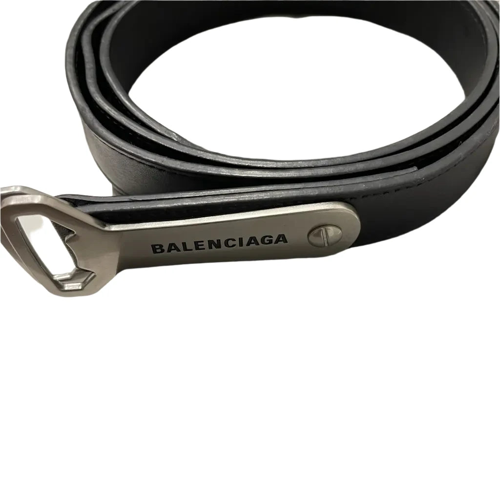 Balenciaga - 4cm Logo-Embellished Monogrammed Coated-Canvas Belt