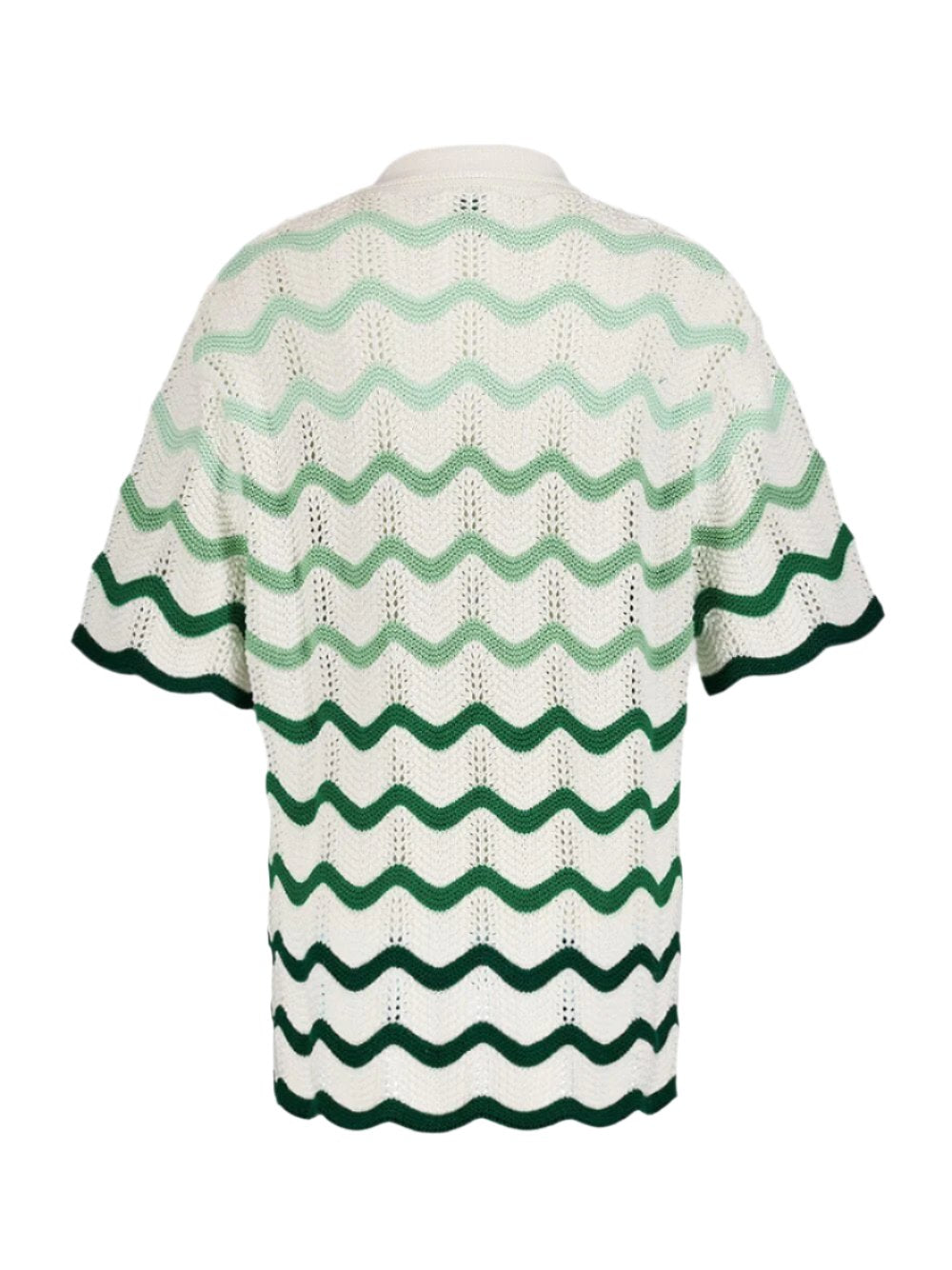 Casablanca Knitted Shirt With Wave Print