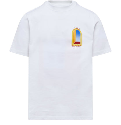 Casablanca `L'arche De Jour` Printed T-shirt