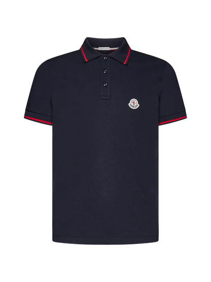 Moncler Logo Patch Short Sleeved Polo Shirt