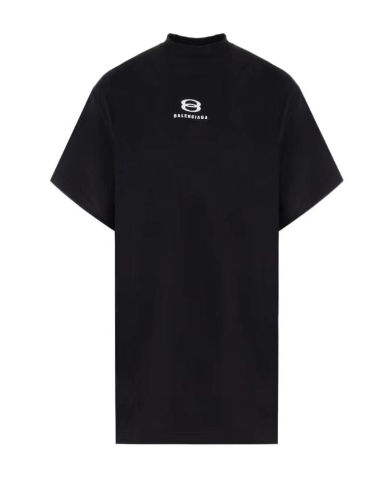 Balenciaga Men's Black Unity Sports Panelled T-shirt