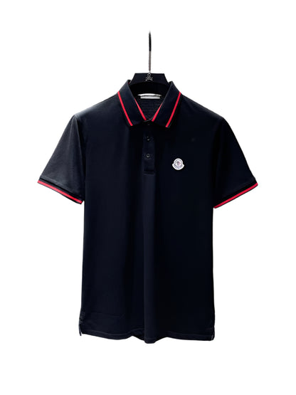 Moncler Logo Patch Short Sleeved Polo Shirt