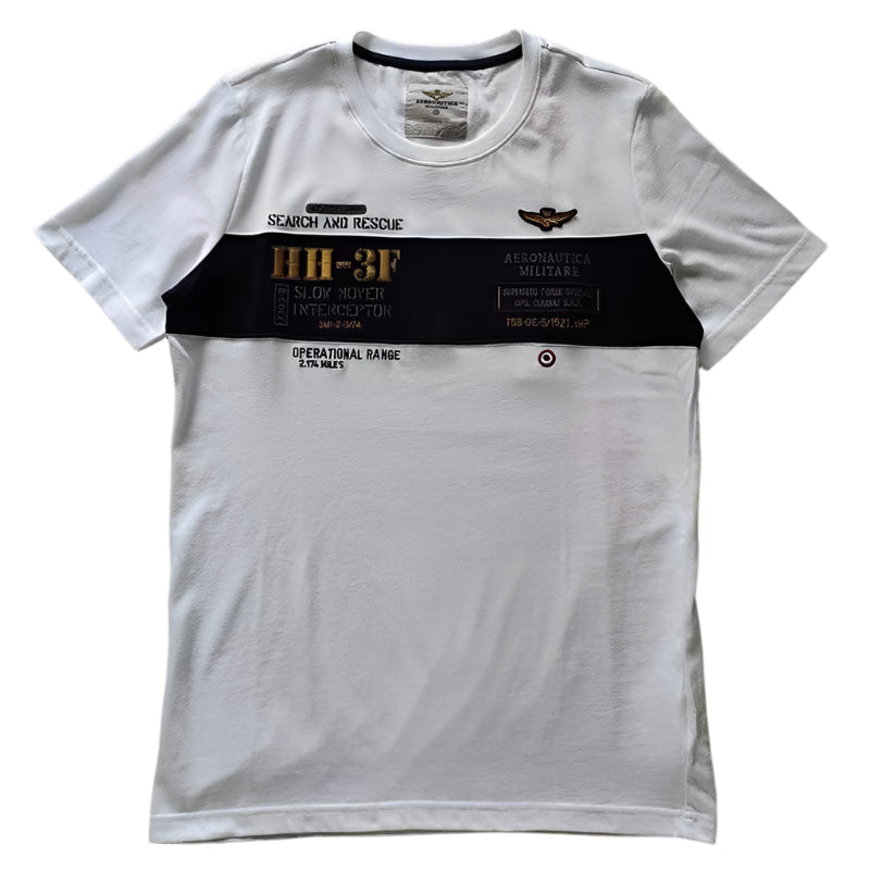 Aeronautica Militare Am Centenary Printed T-Shirt