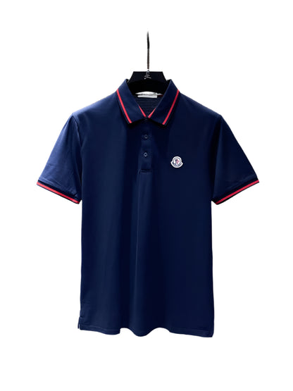 Moncler Logo Patch Short Sleeved Polo Shirt