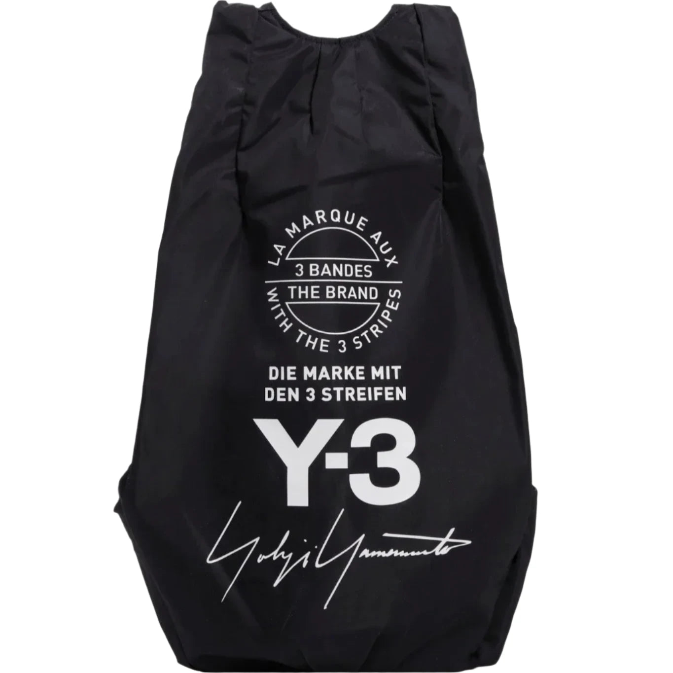 Y-3 Yohji Yamamoto Signature Print Travel Casual Backpack